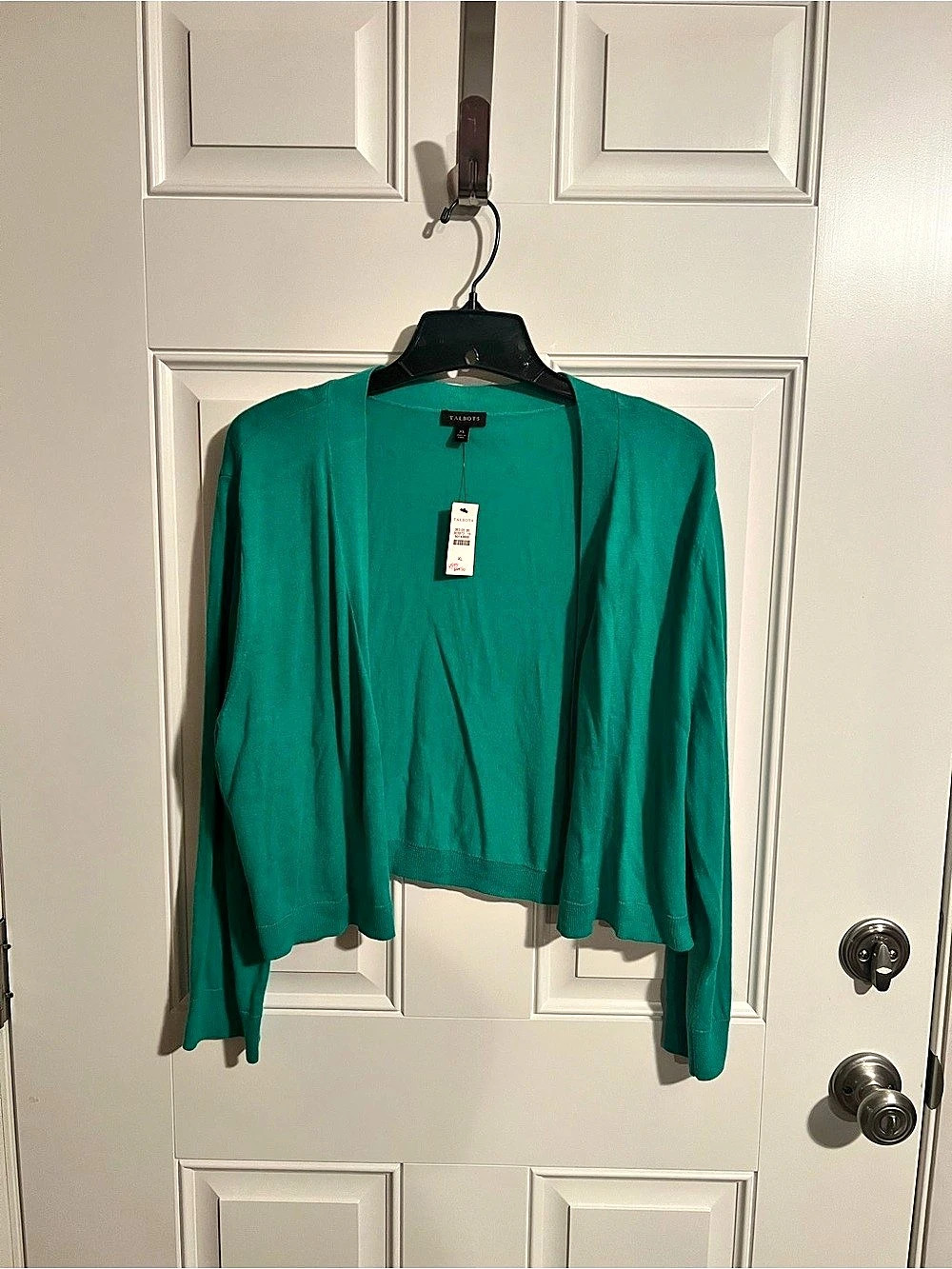Talbots Green Cardigan Size XL NWT
